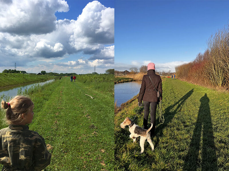 Toen en nu: het struinpad